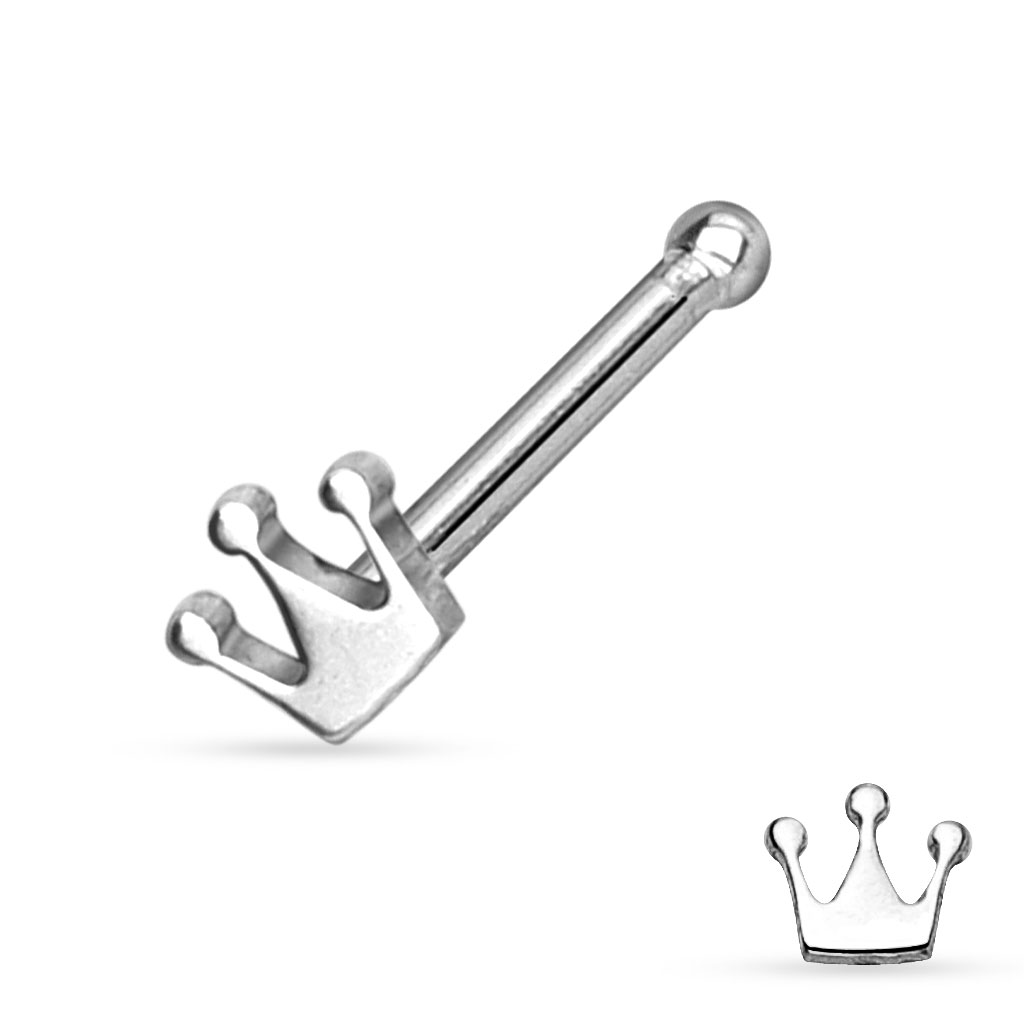 Nasenstecker mit Krone