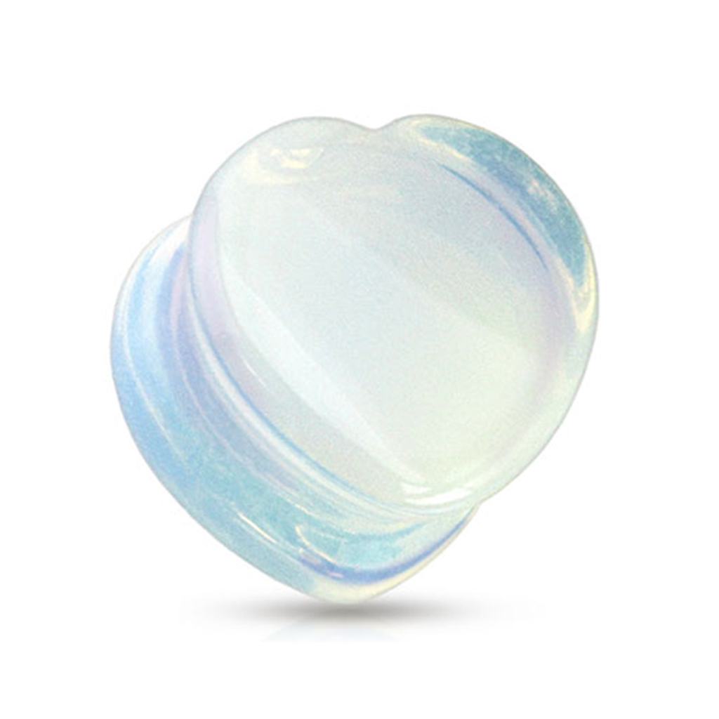 Herzförmiger Plug aus Opalite