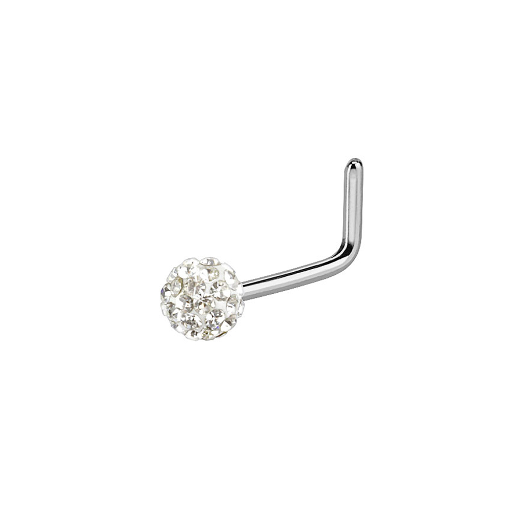 Nasenpiercing mit vielen Steinen